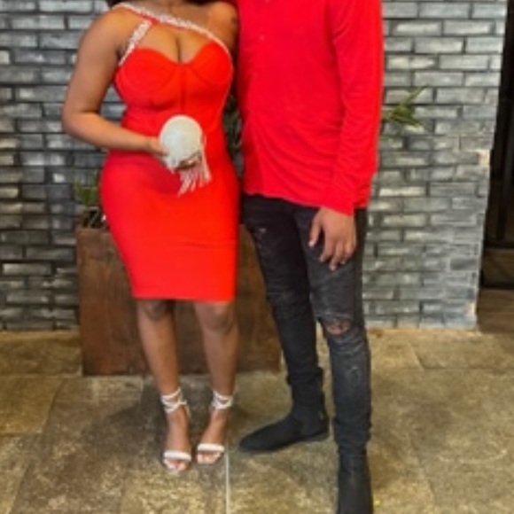 Red bandage dress - Picture 2 of 2